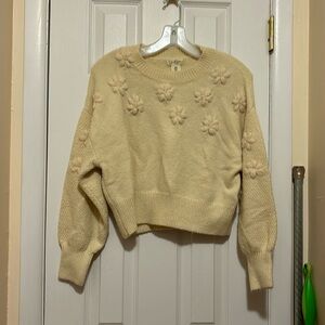 3D Flower Sweater